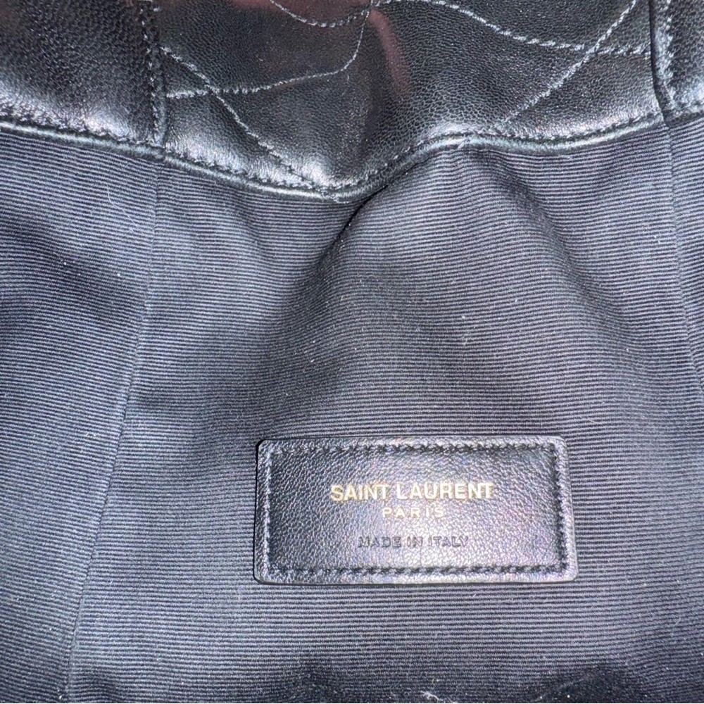 Authentic Saint Laurent Le Maillon Hook Bucket Bag- pre-owned - Picture 9 of 14